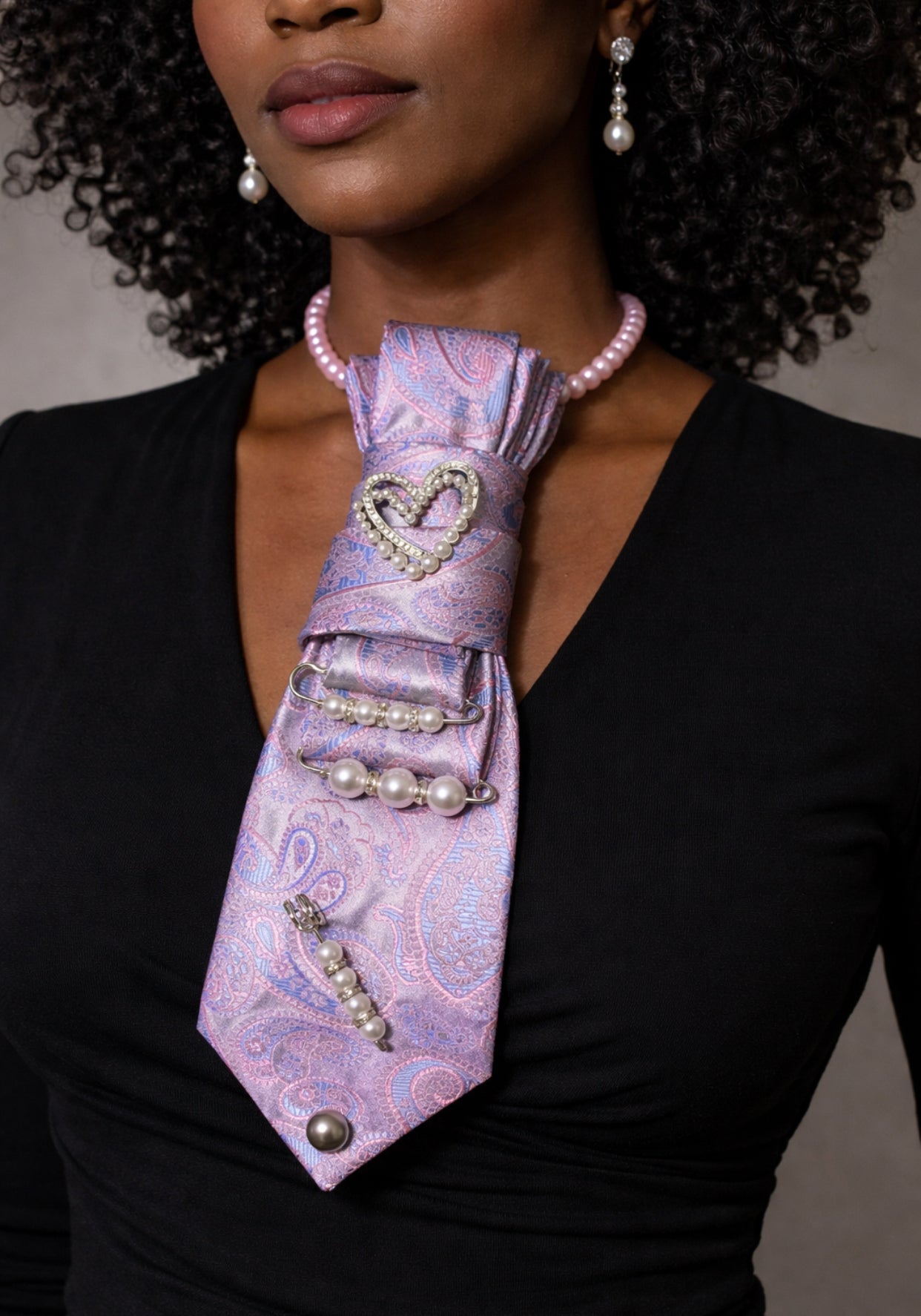 Cotton Candi Necktie Necklace